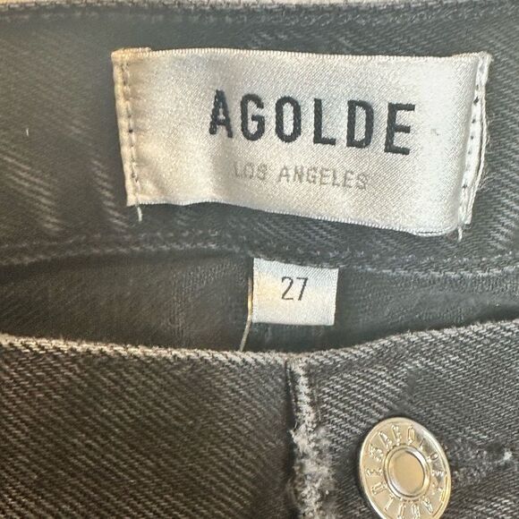 AGOLDE. Cherie High Rise Straight in‎ Distortion - Picture 6 of 9